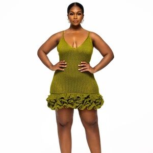 Hanifa "Iggy" Dress - Olive